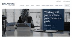 Desktop Screenshot of finlaysons.com.au